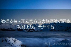 数据支持 - 开云官方五大联赛数据同步功能上线，云开平台