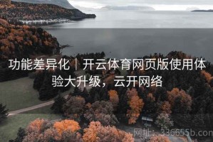 功能差异化｜开云体育网页版使用体验大升级，云开网络