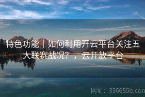 特色功能｜如何利用开云平台关注五大联赛战况？，云开放平台