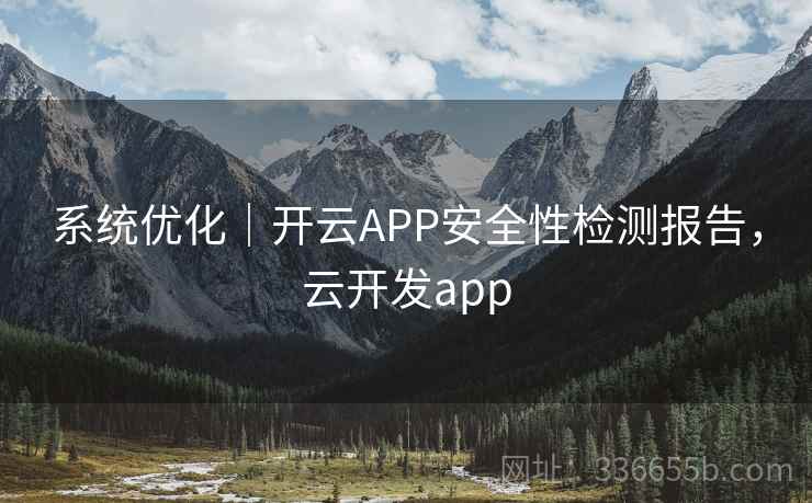 系统优化|开云APP安全性检测报告,云开发app 系统优化|开云APP安全性检测报告,云开发app
